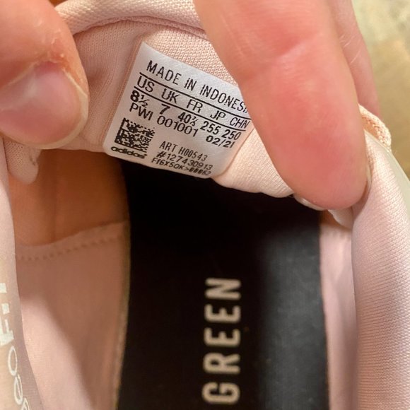 Women's Size 8.5 Pink Adidas Running Shoes - Picture 2 of 4